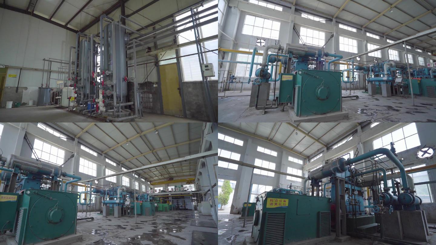 工厂化工厂机器设备工人工作